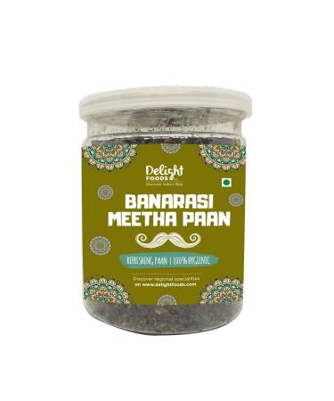 Delight Foods Real Leaf Banarasi Meetha Mix Mukhwas (& Areca Nut) - 200g_Packing May Vary