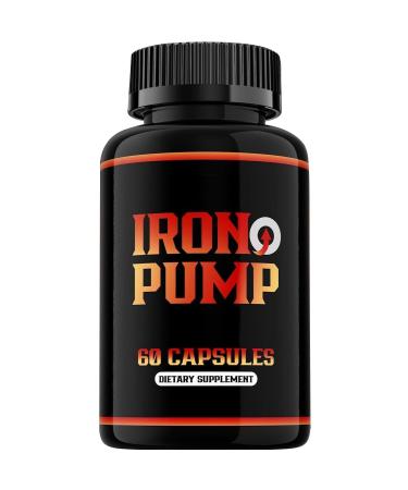 Iron Pump Formula Dietary Supplement Male Performance Iron Pump Capsules Max Formula Max Support Support Pills 60 Capsules for 1 Month