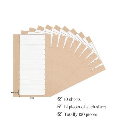 Double Sided Tape Replacement for Tape In Hair Extensions - 120 Pieces, No Residue - Pack of 1 - Buy Online on GoSupps.com
