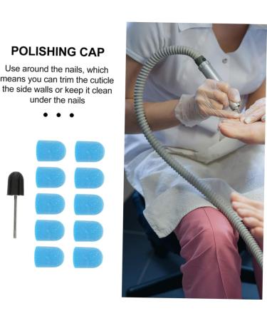 3 Sets Nail color sand cap nail art kit manicure tool grinding head nail polisher sand cap Sanding Caps nails sanding head nail sanding cap drill portable Inner ring plastic - Buy Online on GoSupps.com