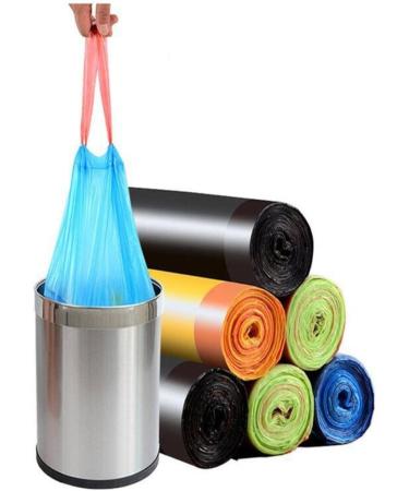 Garbage Bag Household Portable Thickened Large Vest Drawstring Closed Kitchen Black Plastic Garbage Bag Caisesuiji 1juan - Buy Online on GoSupps.com