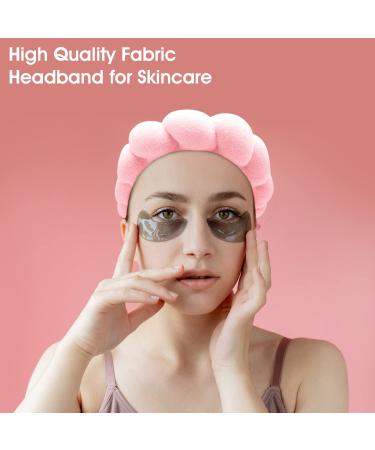 Pink Spa Headband for Skincare, Makeup Removal & Facial Masks - Buy Online on GoSupps.com