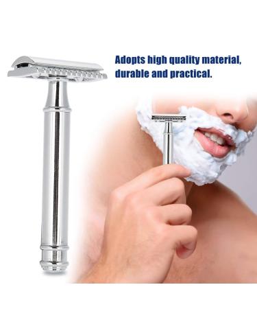 Double Edge Safety Razor - Vintage Manual Blade for a Smooth Clean Shave | Hard-Wearing Reduced Irritation - Buy Online on GoSupps.com