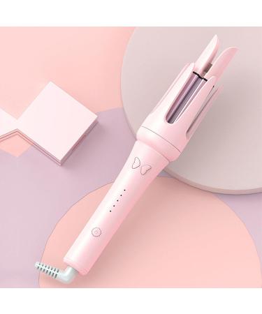 Camidy Automatic Hair Curler - 28mm Rotating Curling Iron with 4 Adjustable Temperature Settings & Fast Heating - Pink - Buy Online on GoSupps.com