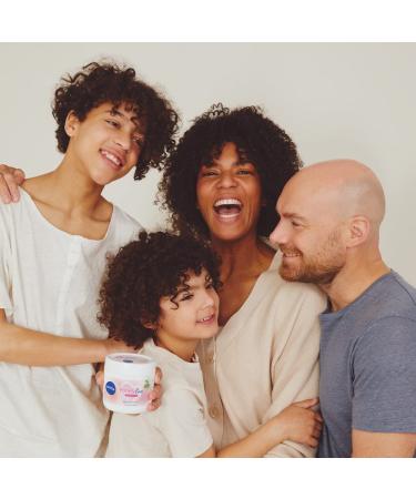 Nivea Almond Family Care Moisturizer - 450ml Body Cream for Sensitive Skin | Natural Almond Oil for Dry Skin | Moisture Care for All Family - Buy Online on GoSupps.com