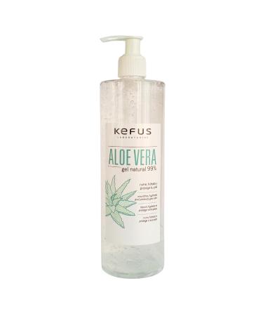 KEFUS Pure Natural Aloe Vera Gel 500ml Immediate absorption and pleasant non-greasy texture Nourishes hydrates refreshes and care