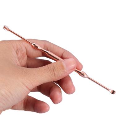 3pcs Stainless Steel Earpick Set - Double Ended Wax Remover & Cleaner Curette Spoon - Buy Online on GoSupps.com