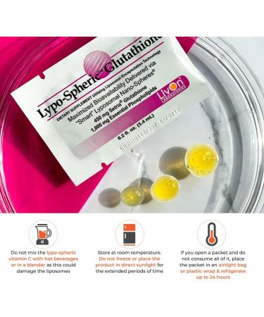 Combo Pack of 3 - Single Pack (Lypo-Spheric Glutathione - 30 Packets) & 2 Packs (Lypo Spheric Vitamin C 1-60 Packets) - Buy Online on GoSupps.com