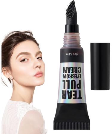 Peel-Off Eyebrow Gel - Waterproof Quick-Drying Tinted Eyebrow Mascara Long-Lasting Smudge-Proof Eyebrow Gel for Natural Thick and Voluminous Brows - Buy Online on GoSupps.com