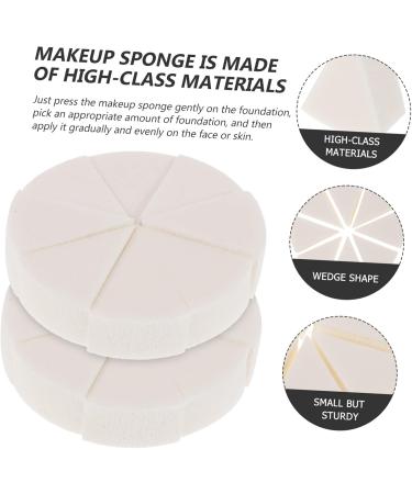 POPETPOP 10 Sets Triangular Sponge Puff Mini Makeup Sponge Triangle Powder Puff Makeup Wedge Sponges Triangle Cosmetic Sponge Emulsion Dry Puff Wedge Shape Girl White - Buy Online on GoSupps.com