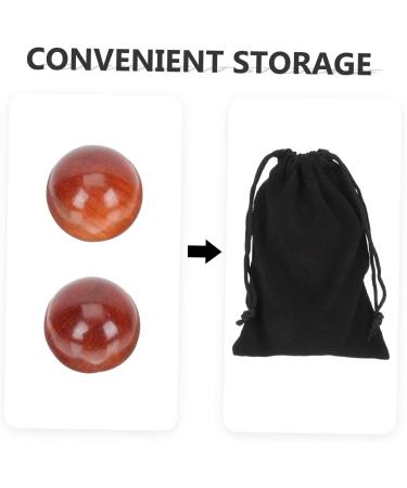 Buy Lurrose 2st Health Balls - Wooden Baoding Meditation Balls for Hand Massage Muscle Relief & Chinese Medicine | International Shipping Available - Buy Online on GoSupps.com