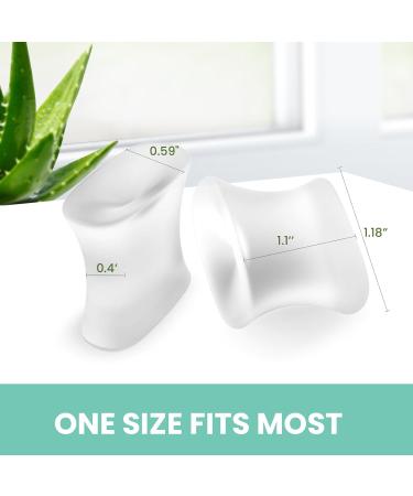 Welnove Upgraded Gel Toe Separators - Aloe Vera Infused Silicone Bunion Corrector - 14 Pack - Buy Online on GoSupps.com