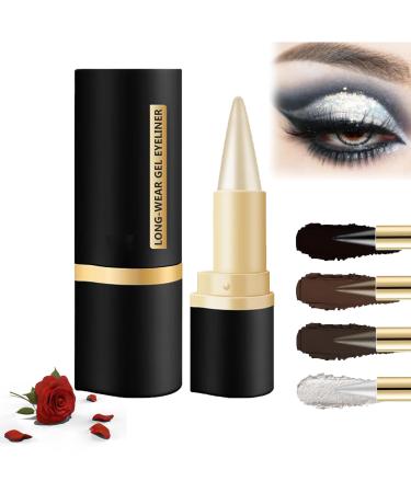Kaylines Eyeliner Pen Gel Eyeliner Eyeliner Pen Gel - Quick Drying Formula Eye Liner Dodorado Eyeliner Rationalu Gel Eyeliner Long Wear Gel Eyeliner Natural Black Eyeliner Cream Waterproof (#01)