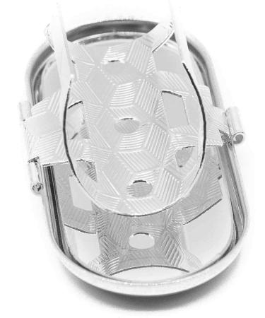 Vintage Clip-on Round Lipstick Case With Mirror (Retro Squares) - Buy Online on GoSupps.com