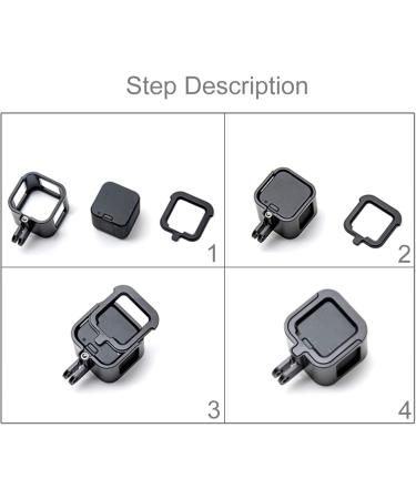 Puluz CNC Aluminum Shockproof Case for GoPro Hero5 & Hero4 Session - Durable Protective Back Cover - Buy Online on GoSupps.com