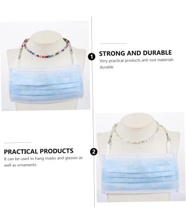 FRCOLOR Mask Chain Lanyard for Glasses & Face Cover - 2-Pack Adjustable Mask Holder - Buy Online on GoSupps.com