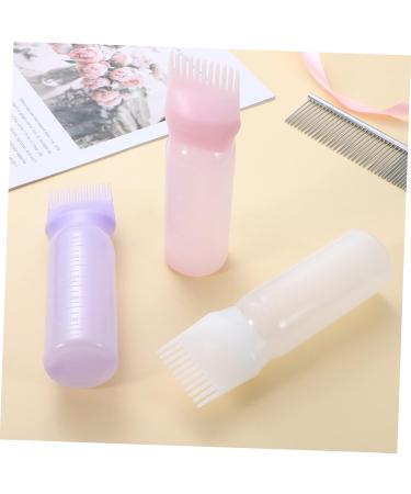 4pi ces Flacon Applicateur Peigne Pour Racines Cheveux Bouteille Pour Coloration Soins Usage Domestique Salon - Buy Online on GoSupps.com