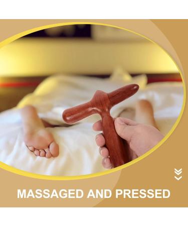 Gatuida 2-Piece Wooden Trigger Point Massage Tool Set for Foot Pain Relief | Acupressure & Reflexology Massage Tools - Buy Online on GoSupps.com