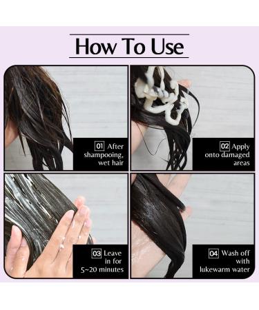 VIOLETTO Protein Hair Treatment 6.76 Oz - Hair Mask for Dry/Damaged Hair - Deep Conditioning & Repair - Promotes Growth - Buy Online on GoSupps.com