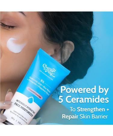 Chemist at Play Intensely Hydrating Face Moisturizer | Hydrates Up to 24 Hours | Repairs Skin Barrier | Lightweight Non-Sticky Formula | Best for Dry Skin | 100gms - Buy Online on GoSupps.com