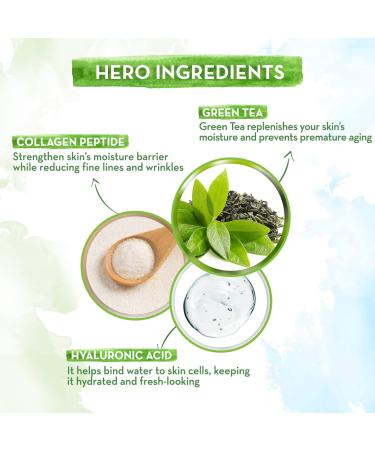 MAMAEARTH Bye Bye Wrinkles Face Cream | Green Tea & Collagen for Firm Youthful Skin | Reduces Wrinkles & Fine Lines | Enhances Elasticity | Lightweight & Fast-Absorbing | 1.06 Oz (30g) - Buy Online on GoSupps.com