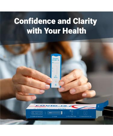 Genabio COVID-19 Rapid Self-Test Kit 2-Pack | 15 Minute Results | Non-Invasive Short Nasal Swab | HSA/FSA Eligible - Buy Online on GoSupps.com