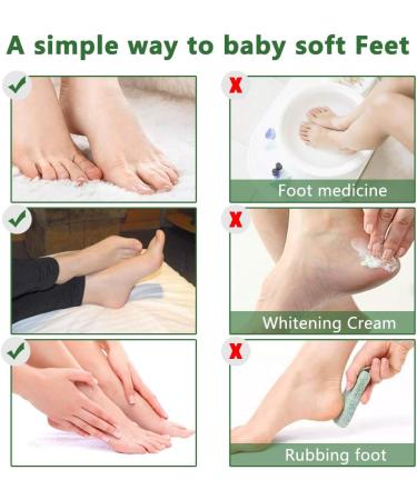 5 Pairs Tea Tree Foot Masks - Peeling Callus Remover for Soft Smooth Feet (60g 2 Pack) - Ideal for Men & Women - Buy Online on GoSupps.com