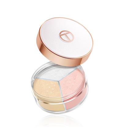 Setting Loose Powder Triple Grid Powder Setting Correcting Highlighting Lightweight Lasting Breathable Targeted Oil Control Matte Foundation Smooth Natural skin color