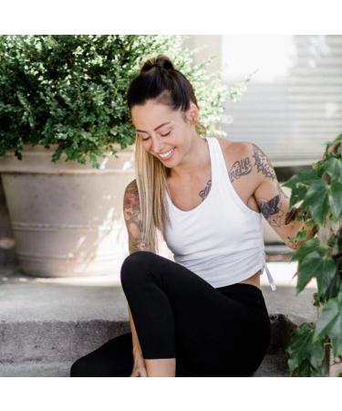 GAYHAY High Waisted Capri Leggings for Women - Tummy Control Exercise Pants - Black, Large-X-Large - Buy Online on GoSupps.com