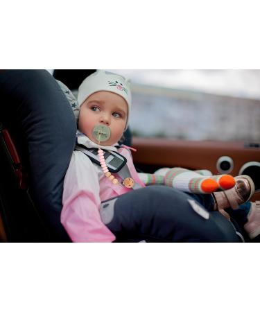 Pacifier Clip AULEGE 2-pack Silicone Binky Holder for Soothie & Teething Toy - Sage Ether | Ideal Shower Gift for Newborn Boys and Girls - Buy Online on GoSupps.com