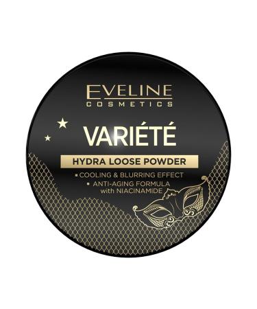 Eveline Cosmetics Refreshing Loose Powder Variety with Anti-Aging Complex Moisturizing and Refreshing Water-Based Formula 5 g