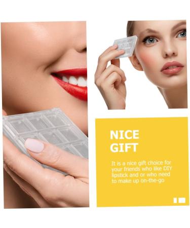 Angoily Lip 6 Pcs Eye Shadow Box Blush for Cheeks Makeup Pallette Foundation Blush Empty Makeup Box Lipstick Empty Eyeshadow - Buy Online on GoSupps.com