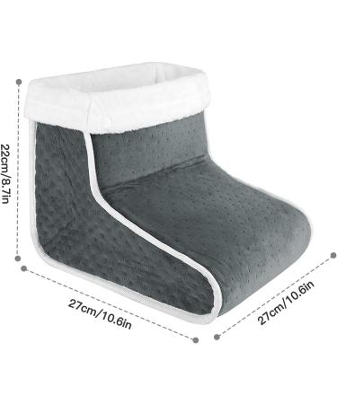 Buy Electrical Foot Warmer with 6 Temperature Levels - Overheat Protection & Washable Lining | Size Up to 46 - Dark Gray - Buy Online on GoSupps.com