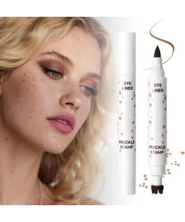 3.6ml Dual-Tip Freckle Pen | Matte Stamp Pen for Freckles - Water and Sweat Resistant for Festivals Performances Daily Life Stage Girls Women - Buy Online on GoSupps.com