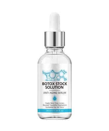 Stock Solution Bo-Tox Face Serum Anti-Aging Serum Bo-Tox Stick Solution with Vitamin C and E Reduces Fine Lines and Wrinkles Firms and Strengthens the Face (30ml)