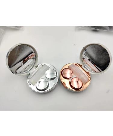 Exbrith 2-Piece Mini Contact Lens Box with Mirror | Reusable Contact Lens Container for Travel & Home Storage - Buy Online on GoSupps.com