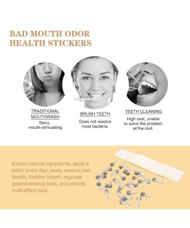 Mouth Navel Sticker 60pcs - Clear Belly Paste for Fresh Breath and Dry Mouth Relief - Subhealtny People Approved - Buy Online on GoSupps.com