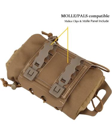 Tactical Military Bag MOLLE First Aid Pouch - Survival Two Piece System Med Roll Carrier with Hypalon Handle | International Shipping Available - Buy Online on GoSupps.com