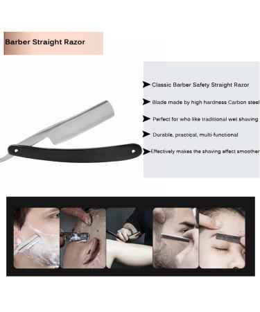 Premium Safety Straight Razor Shaving Set for Men | Complete Kit with Brush Bowl Strop Soap & Polishing Compound Perfect Gift - Buy Online on GoSupps.com
