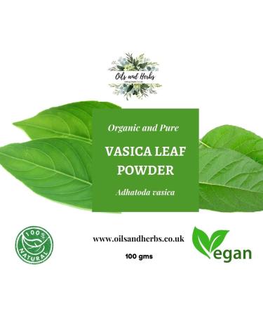 Clean Organic Vasica Leaf Powder- Adhatoda Vasica Powder -100% Pure and Natural (500) 500 g (Pack of 1) - Buy Online on GoSupps.com