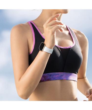 DaQin Soft TPU Sport Replacement Band for Fitbit Versa 3/Sense - Small Black/White/Gray/Plum/Pine Green/Dark Blue - Buy Online on GoSupps.com