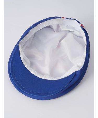 Kids Mint Green Flat Cap | Vintage Driver's Hat | Breathable & Soft | Ages 0-8 | 6-12 Months | Blue Red - Buy Online on GoSupps.com