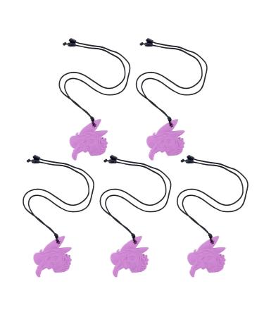 Pack Sensory Chew Necklace for Toddlers - Medium Purple Chew Pendant | Portable Anxiety Relief & Wide Application - Buy Online on GoSupps.com