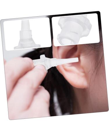 Healvian 50 Pcs Ear Washer Nozzle Cleaning Tool Set - Ear Wax Removal System Replacement Tips - PP White - 2.8x1.1x1.1cm - Buy Online on GoSupps.com