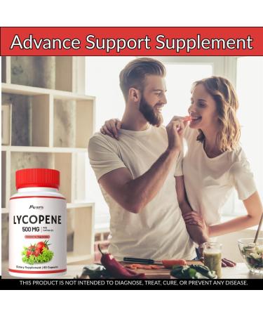 Mysurty Lycopene Supplements for Men | lycopene Supplement | Lycopene 500mg | Capsules for Men & Women - 60 Capsules (Pack 2) - Buy Online on GoSupps.com
