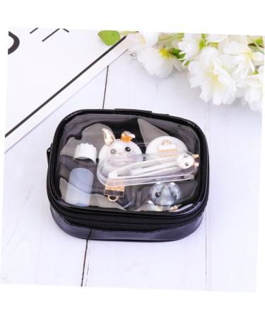 Shop Healeved Lentil Container Case Kit - Portable & Colorful Eye Contact Lens Holders | Rabbit Design Pink Tweezing Suite - Buy Online on GoSupps.com