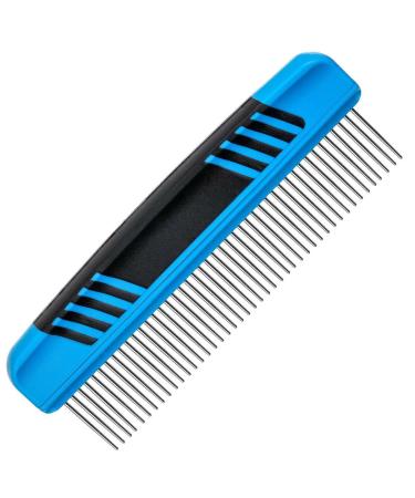 GROOM PROFESSIONAL Rotating Tooth Dog Comb - Dog Grooming Comb - Features Spring Controlled Teeth which Retract & Rotate with the Contours of the Body - Helps Reduce Hair Pulling - Buy Online on GoSupps.com