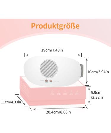 Portable Menstrual Heating Belt - 5 Temperature Modes 7 Massage Vibrations for Period Pain Relief | International Shipping Available - Buy Online on GoSupps.com