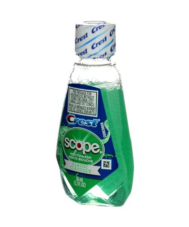 P&G-Crest + Scope Mouthwash Classic 36 ml 12 Count - Buy Online on GoSupps.com