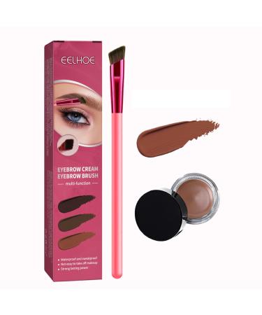 CARL Eyebrow cream set with eyebrow brush eyebrow mascara eyebrow cream Magic Eyebrow Brush eyebrow gel set light brown